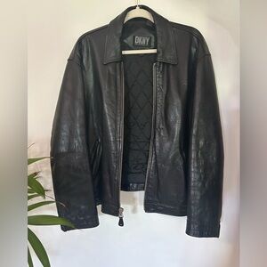 DKNY Vintage Leather Jacket